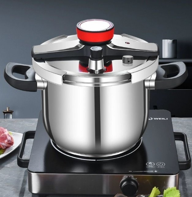 Stainless Steel Pressure Cooker 5 Litre 6L 7L 9L High Pressure Rice Cooker Stainless Pressure Cooker Stainless Stove Pressure Cooker Induction Pressure Cooker