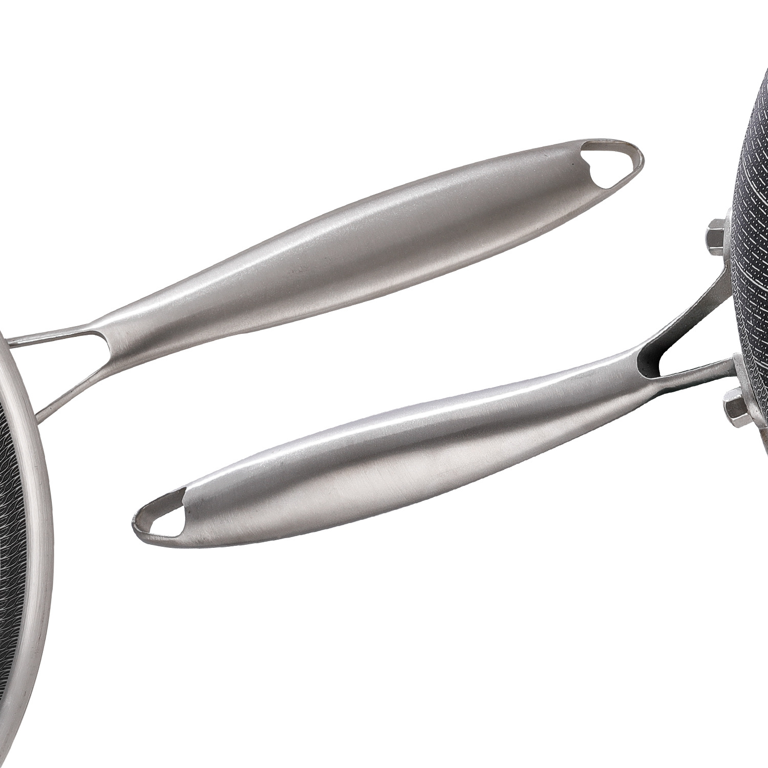 Multi-Functional Modern Stainless Steel Flat-Bottomed Wok Non-Stick Sustainable 1-2L Frying Pan Gas Induction Ready for Home