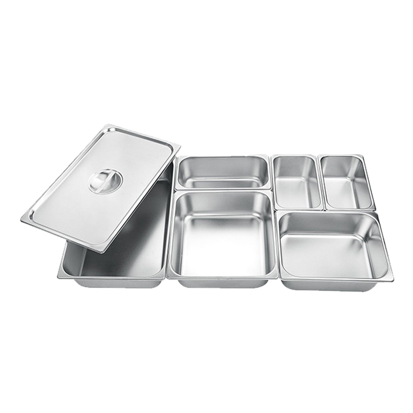 High Quality Stainless Steel Buffet Food Standard 1/4 Kitchenware Ice Cream Pans Steam Table Pan