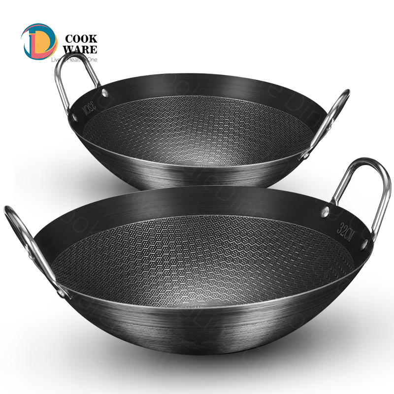 High Quality 304 Food Grade Stainless Steel Cookware Set Black Color Cooking Pot Frying Wok