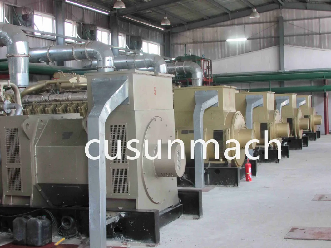 150kw مجموعة مولدات الطاقة من الغاز الحيوي المستمر
