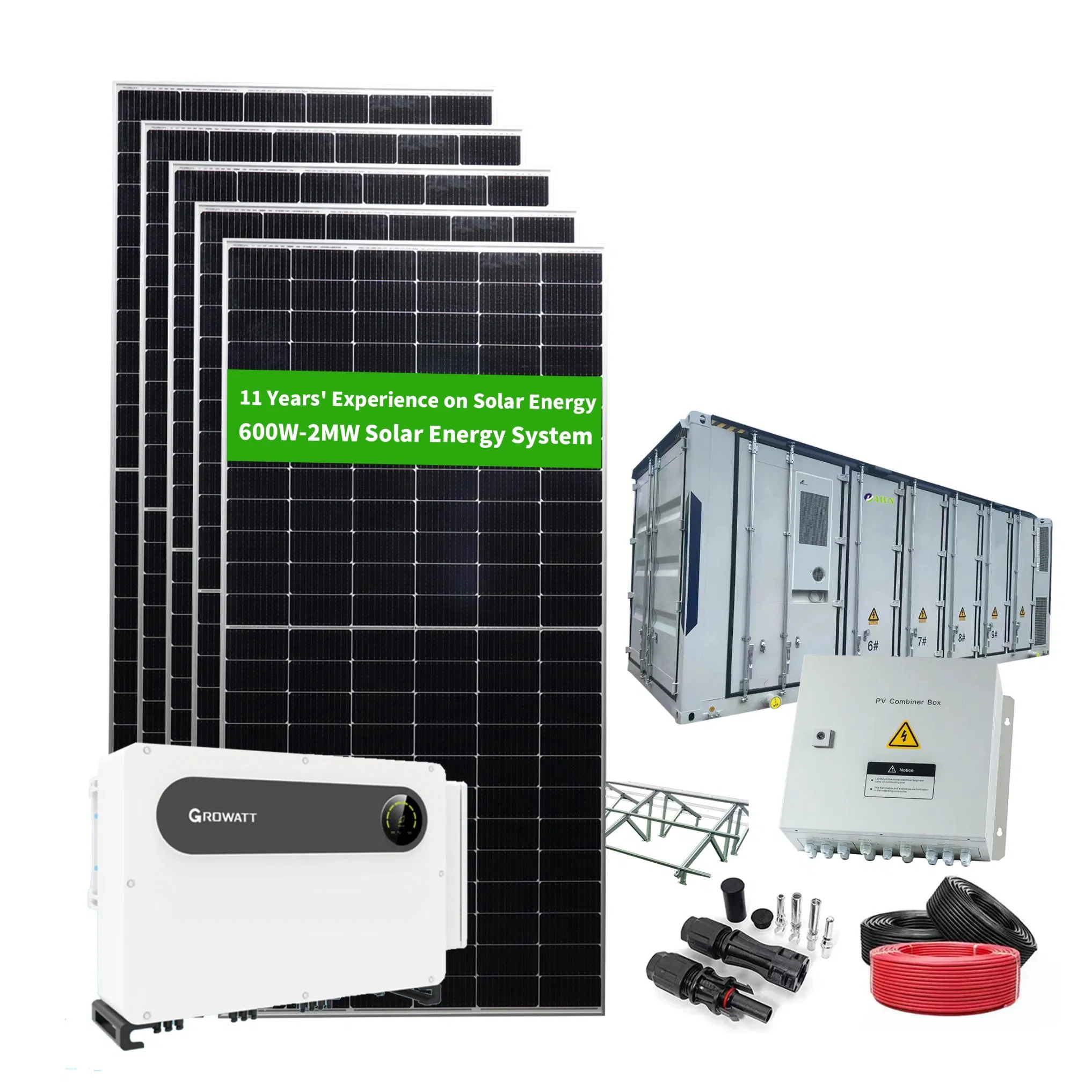 طاقة شمسية 30kw لمحطة طاقة صغيرة مجموعة كاملة من الألواح الشمسية الهجينة