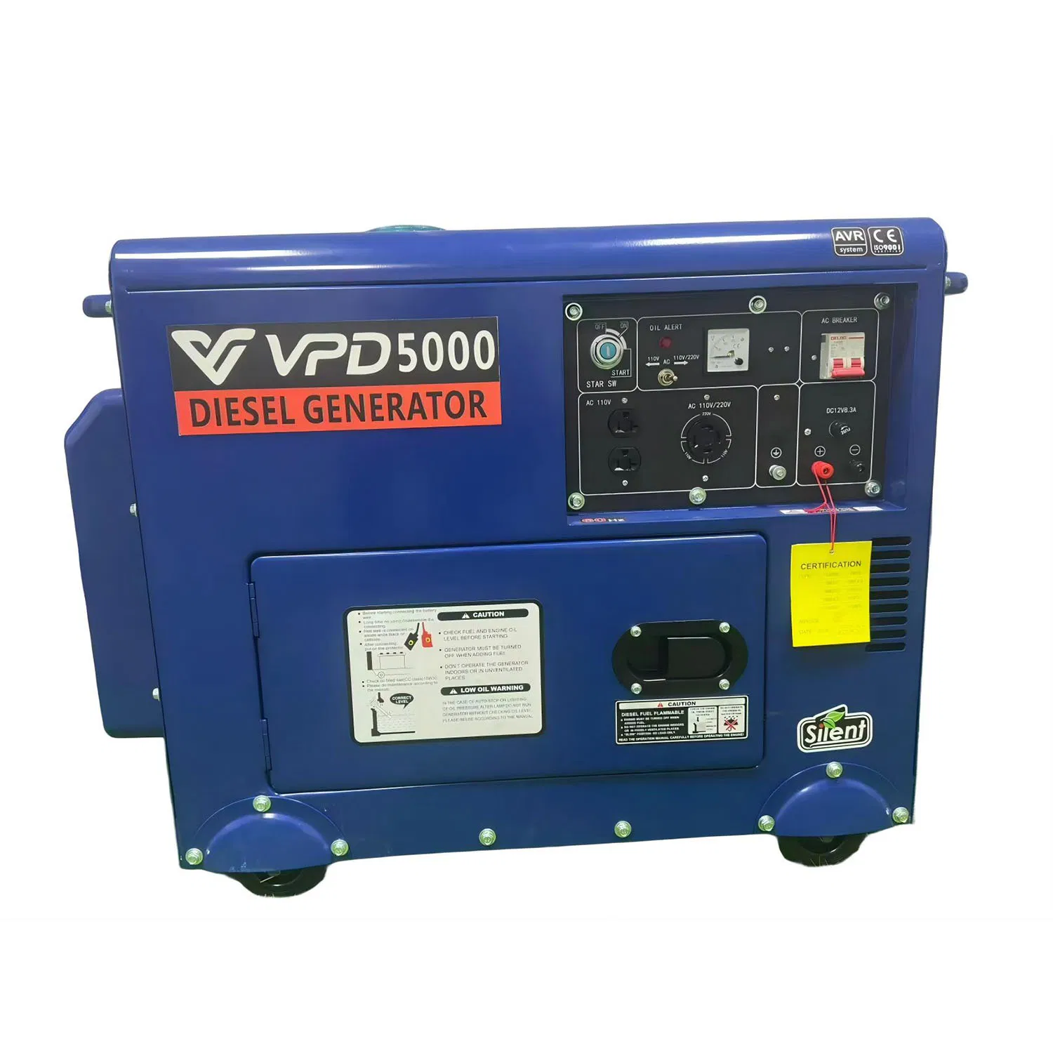 مولدات الطاقة الديزل مجموعة متعددة النماذج مبردة بالماء ومبردة بالهواء 5kw 7kw 9kw