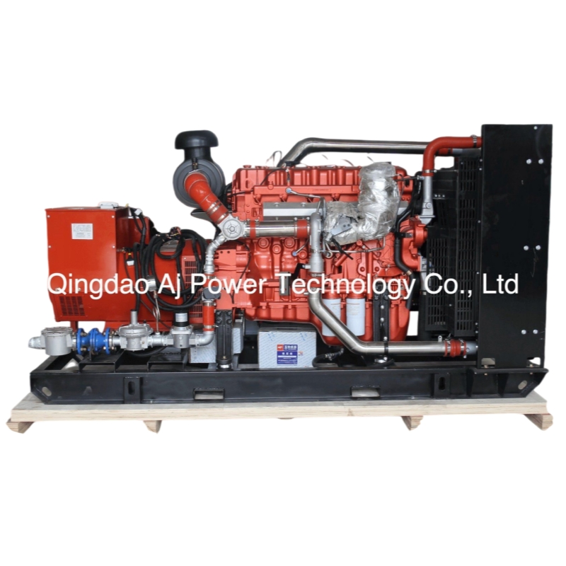 وظيفة تسخين زيت المحرك المساعد 250kw مجموعة مولدات الغاز الطبيعي يوتشاي بالغاز الحيوي CNG