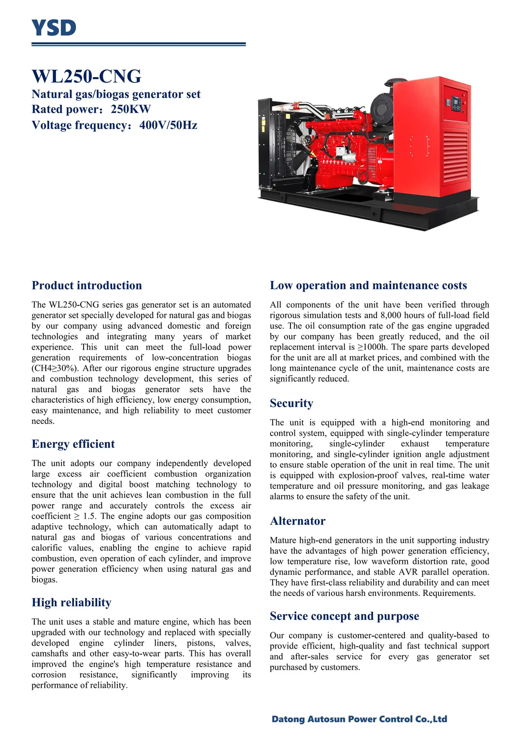 250kw 50Hz 1500rpm وقود مزدوج 3 مرحلة خشب غاز ديزل محرك طاقة محرك غاز محطة طاقة LNG/Cn/ LPG/كتلة حيوية غاز حيوي ميثان بروبان مجموعة مولدات غاز