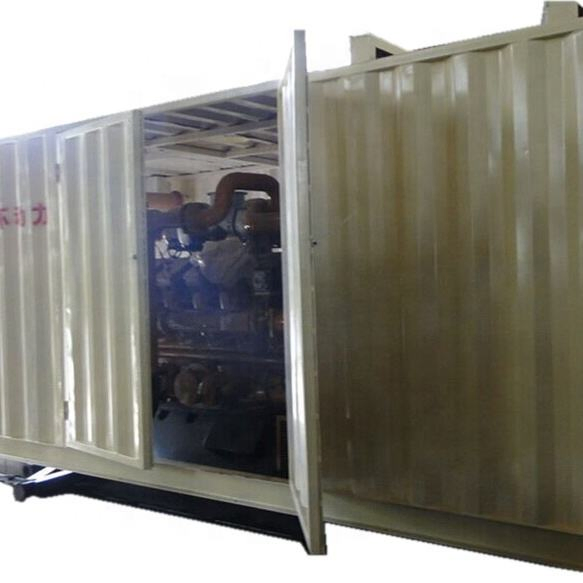 250kw -2000kw غاز طبيعي مسال غاز طبيعي مضغوط غاز حيوي غاز طبيعي توربين صامت مجموعة مولدات غاز حيوي