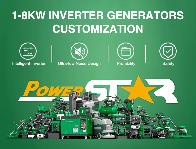 توزيع 5kVA مولد كهربائي صامت للطوارئ ببدء ارتداد للقطاع التجاري