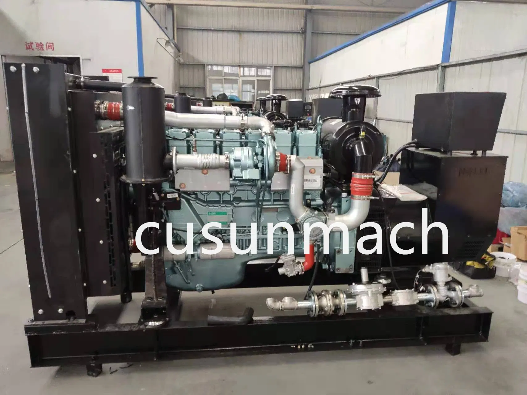 مجموعة مولدات محركات الغاز الحيوي المصنفة 150kw لمصنع الغاز الحيوي لزيت النخيل