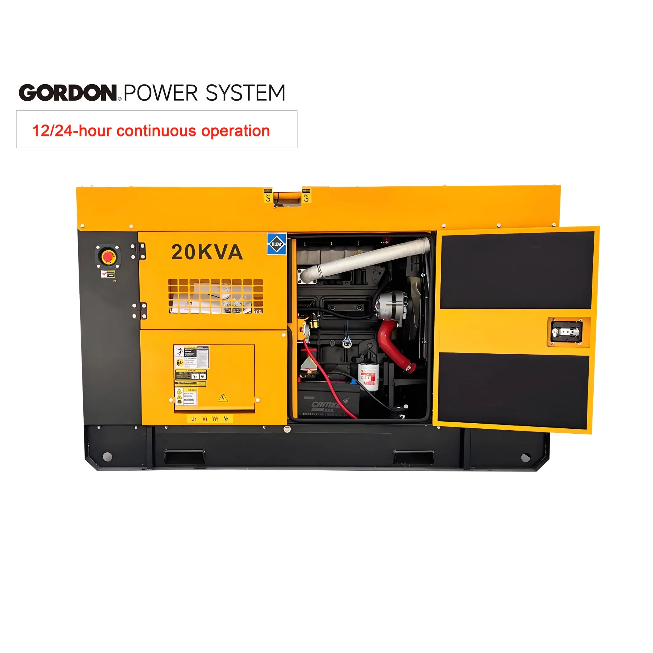 طاقة احتياطية صناعية 100kVA مباشرة من المصنع 3 مجموعة مولدات ديزل ثلاثية الطور