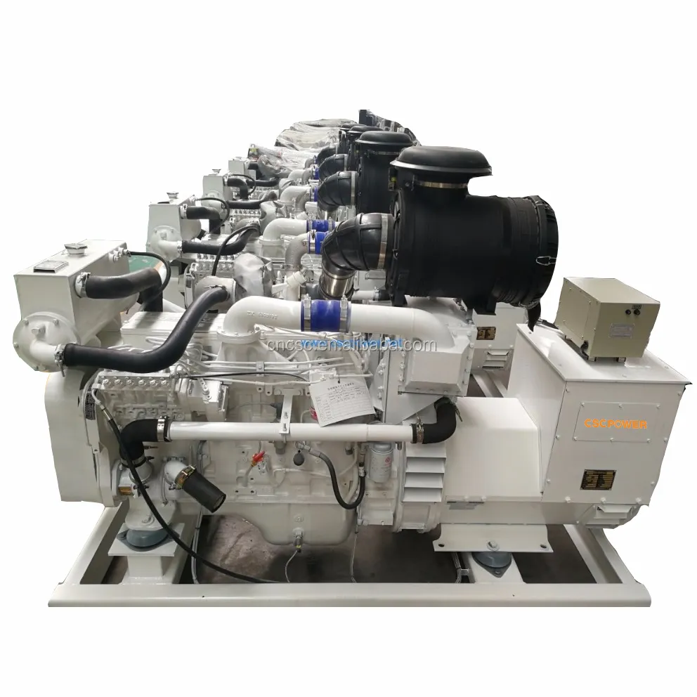 تصنيع التكنولوجيا المتقدمة 4 أسطوانات ميني 20kw مجموعة مولدات الديزل البحرية