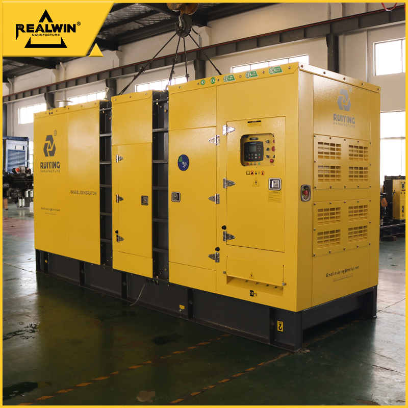 مجموعة مولدات عالية الكفاءة عازلة للصوت للطوارئ في حديقة اللوجستيات 380kw