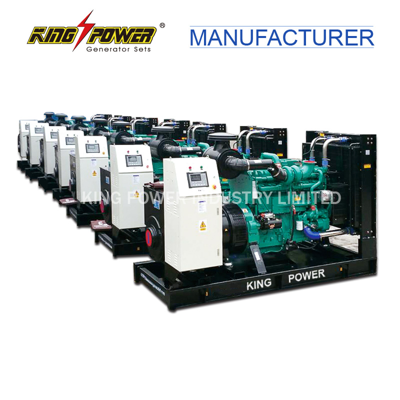 محرك نوع تبريد بالماء 100kw-800kw مجموعة مولدات ديزل