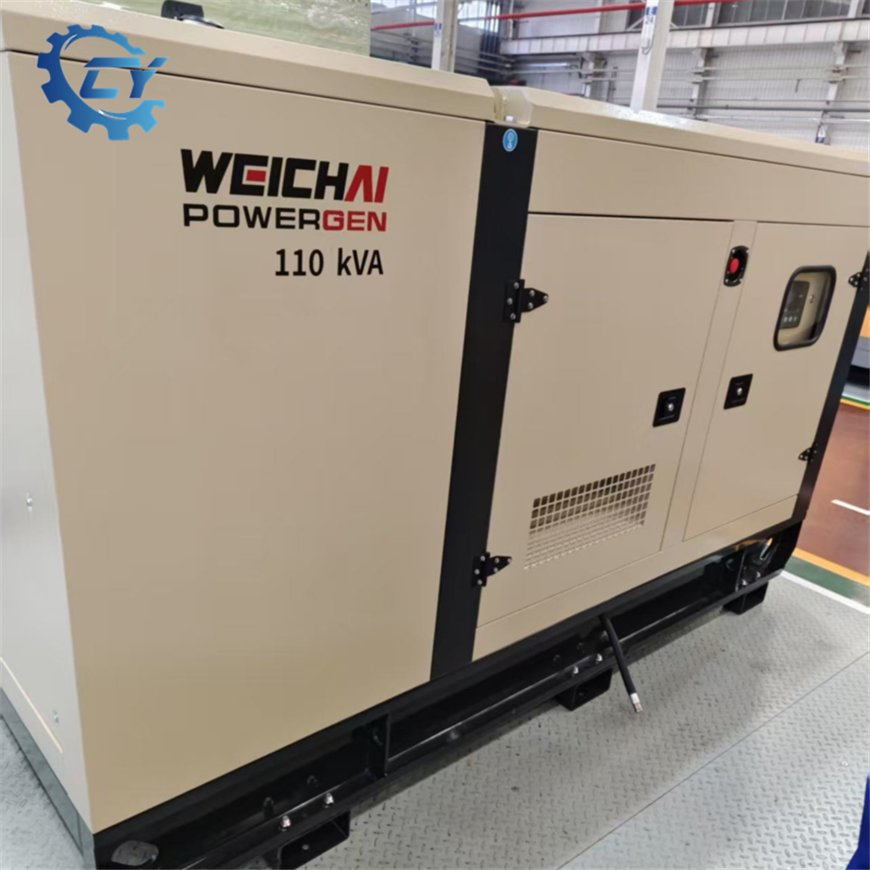 طاقة احتياطية مثالية 110kVA مجموعة مولدات ديزل ويشاى للمباني الصناعية