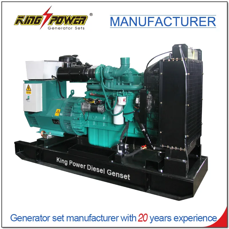 محرك نوع تبريد الماء 560kw 700kVA مجموعة مولدات الديزل