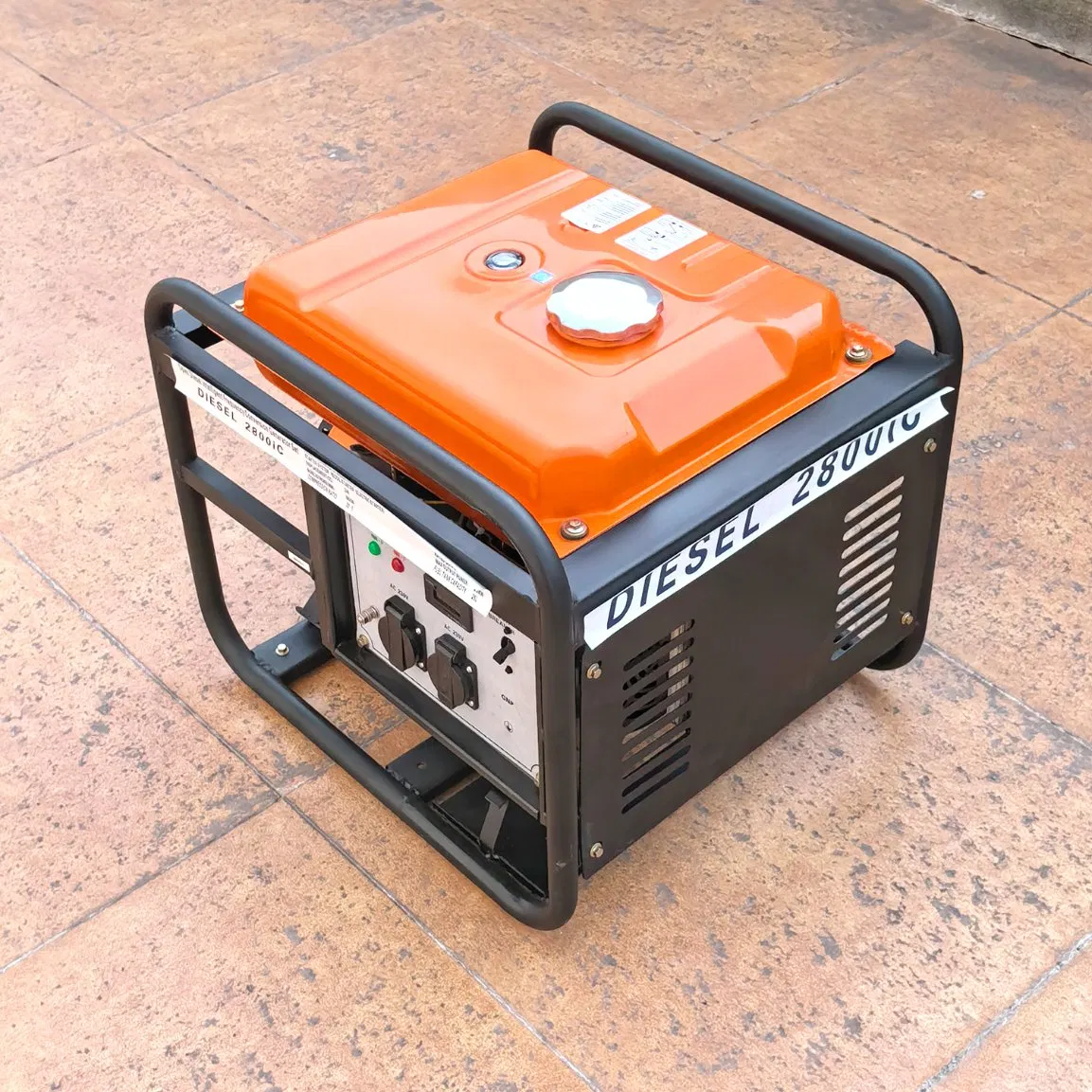 إطار مفتوح نوع 2.3kw 2kw 2000W مجموعة مولد ديزل محمولة عاكس 2kVA أوهف