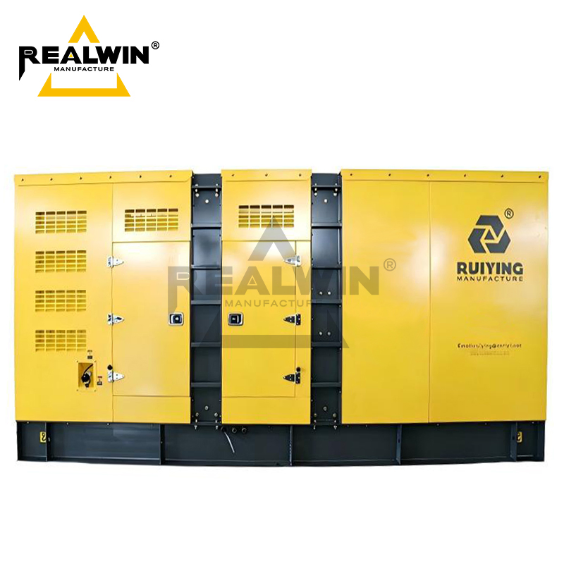 مجموعة مولدات عالية الكفاءة عازلة للصوت للطوارئ في حديقة اللوجستيات 380kw