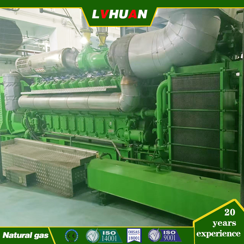 2MW-4MW مجموعة مولدات الغاز الطبيعي جينباخر 3814kw / مجموعة مولدات الغاز الحيوي
