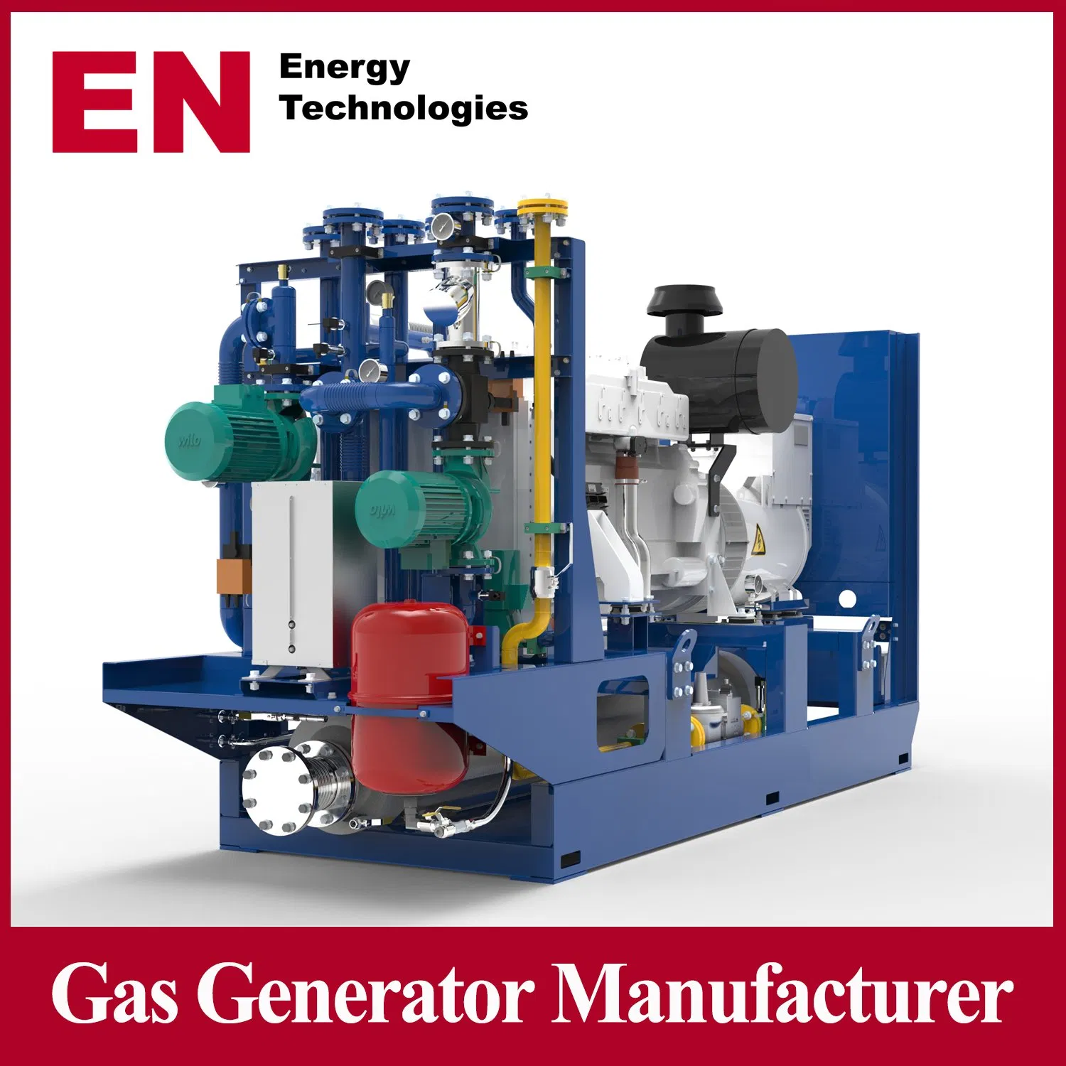 100kw مجموعة مولدات وقود مزدوج تعمل بالكتلة الحيوية/غاز البترول المسال/البروبان/الميثان/الهيدروجين ذات طاقة عالية وصامتة للحاويات للاستخدام البحري، مراكز البيانات، المستشفيات