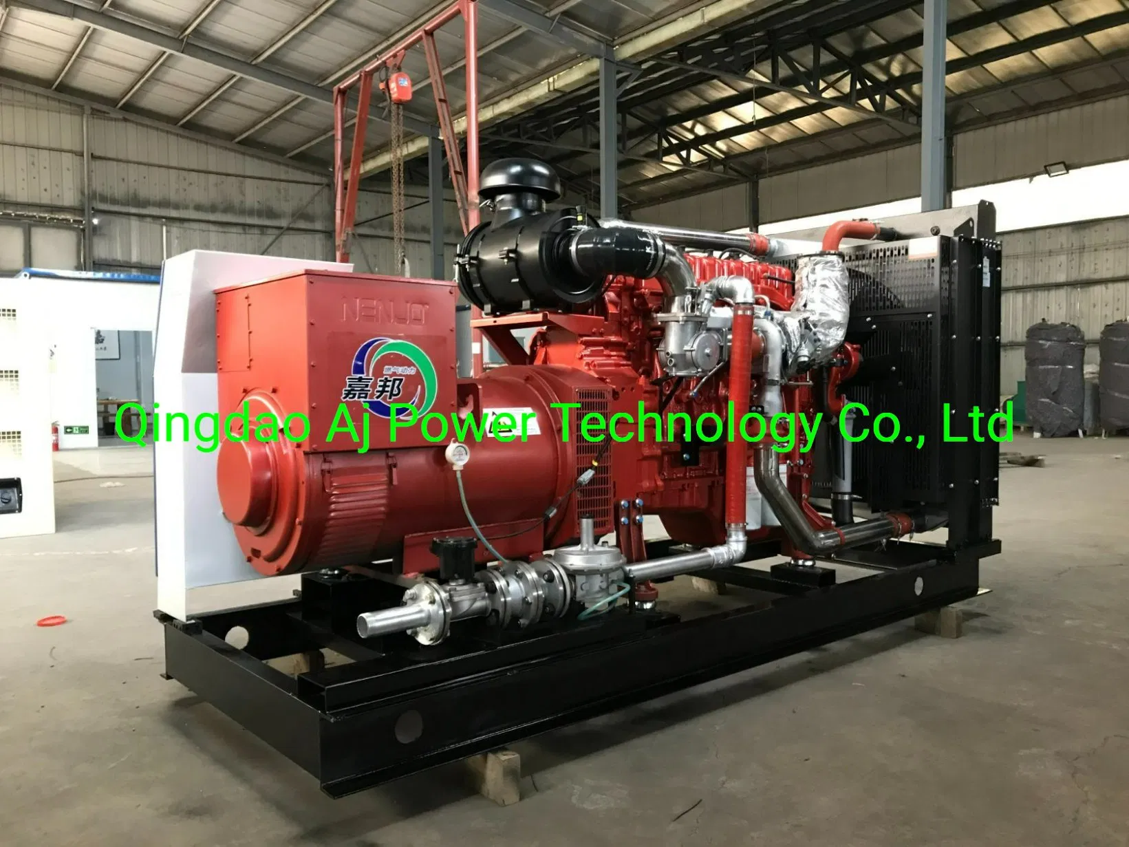 وظيفة تسخين زيت المحرك المساعد 250kw مجموعة مولدات الغاز الطبيعي يوتشاي بالغاز الحيوي CNG