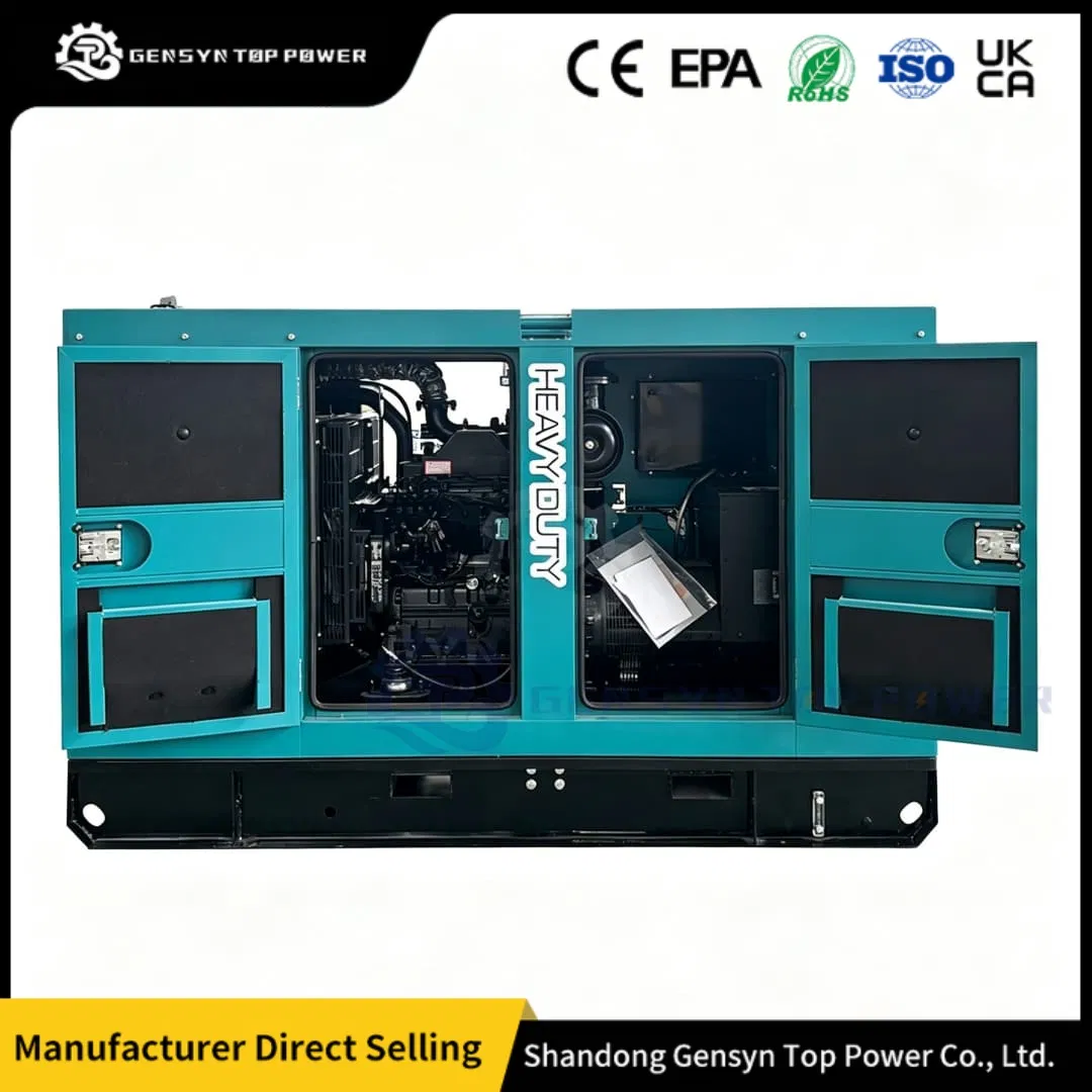 80kVA مجموعة مولدات الديزل الصامتة الاحتياطية لمعدات الطوارئ الصناعية من كامينز