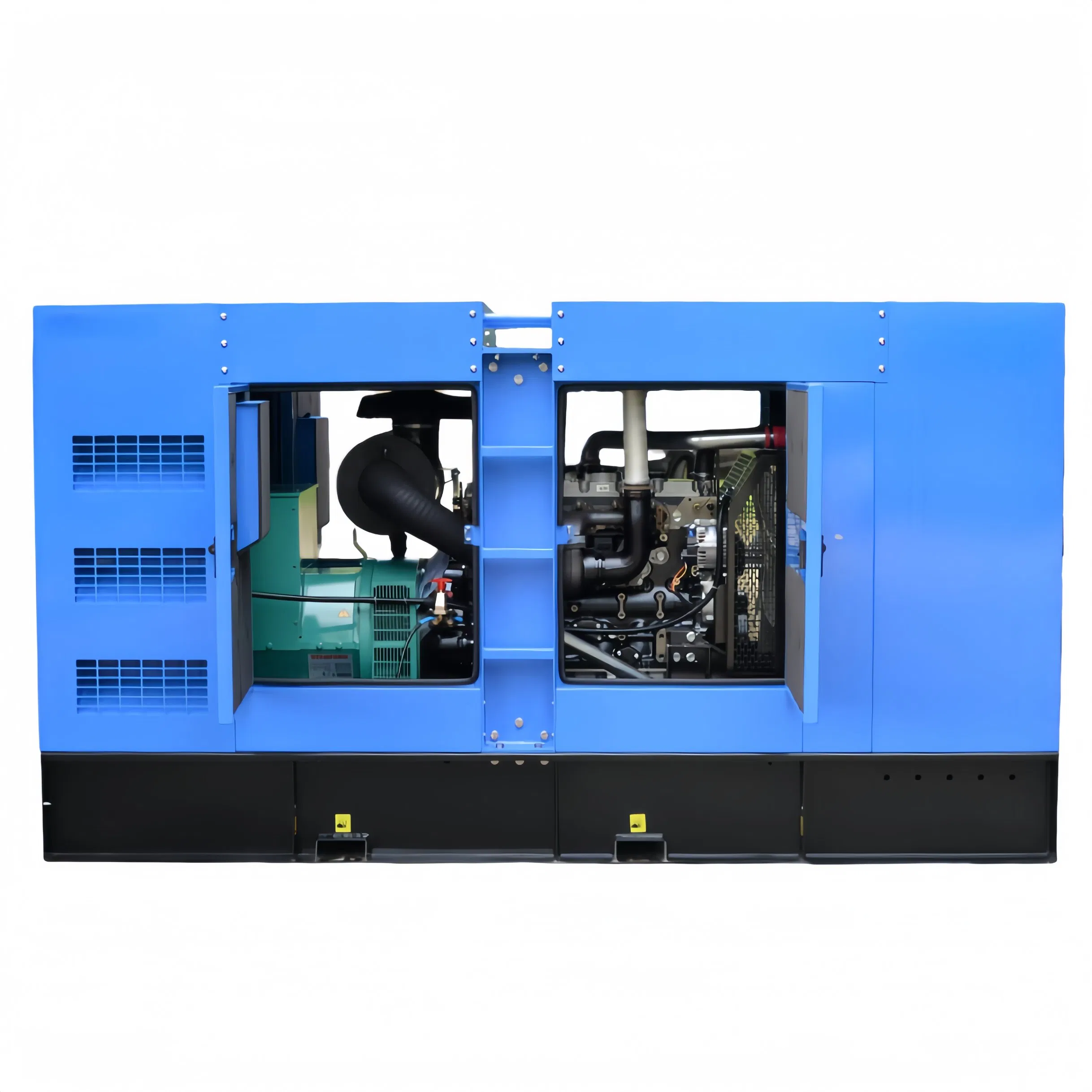 توليد الطاقة 500kVA/400kw 450kVA/360kw مجموعة مولدات الديزل الاحتياطية الصناعية من نوع الحاوية الصامتة المدعومة بمحرك هيونداي مع 1500rpm