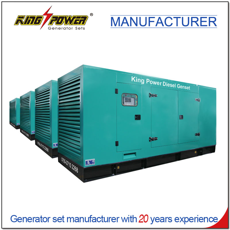 بيع ساخن 250kw مجموعة مولدات الديزل الصامتة للاستخدام في المصانع