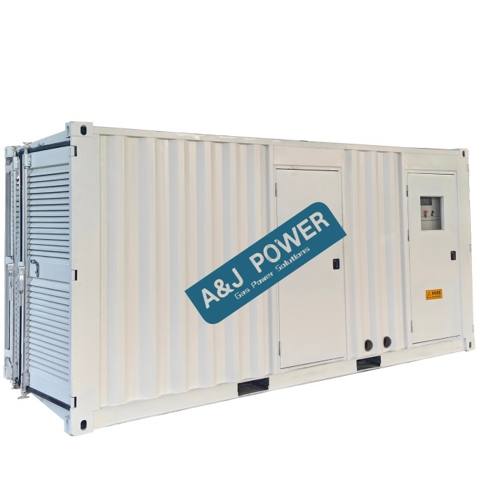 مجموعة مولدات الغاز يوتشاي ويشاي عالية الجودة 300kw 350kw 400kw 500kw للبيوجاز الطبيعي / الغاز المسال / الغاز الطبيعي المضغوط / البروبان / الهيدروجين ثنائي الوقود