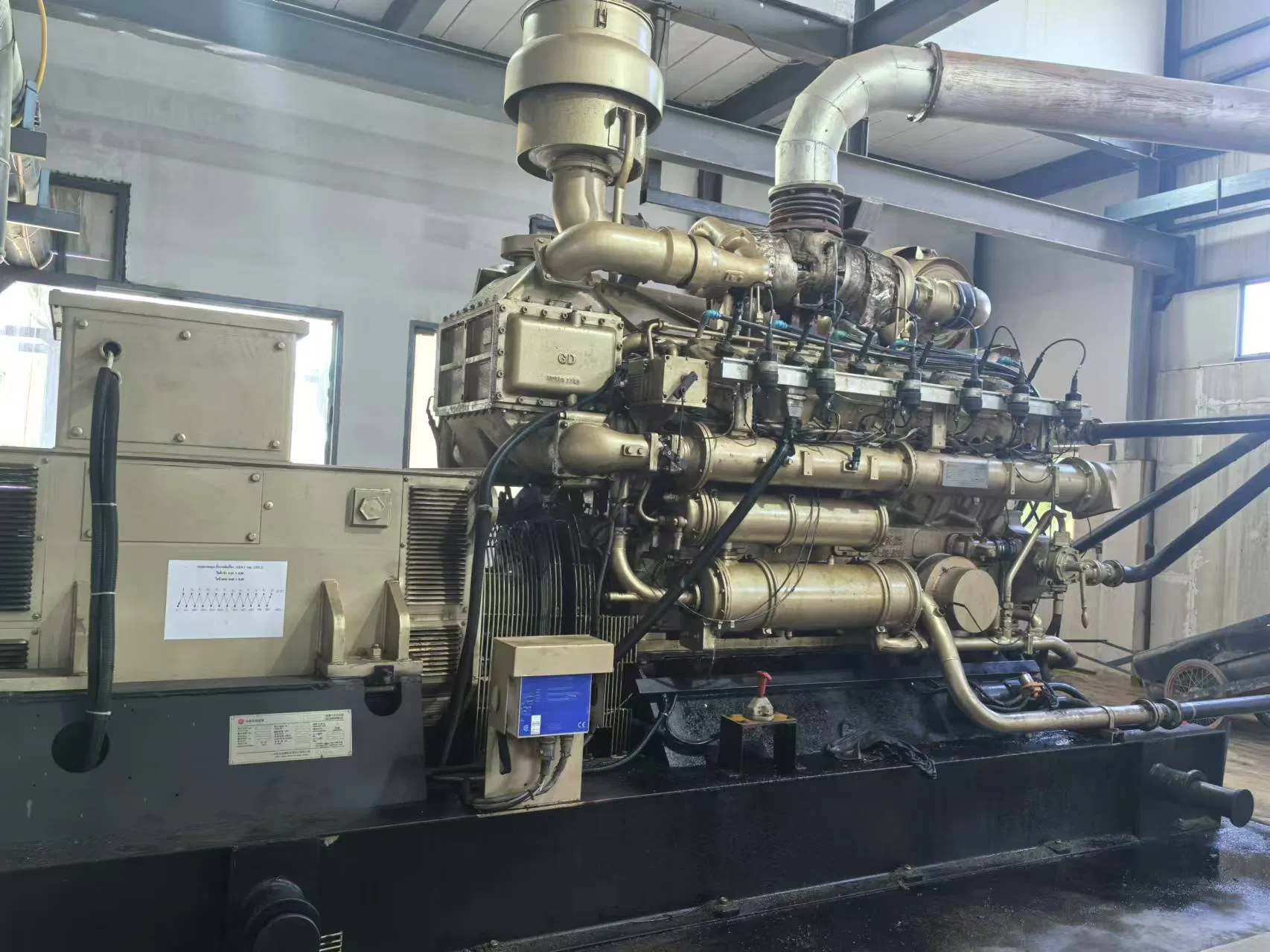 700kw مجموعة مولدات الغاز الحيوي