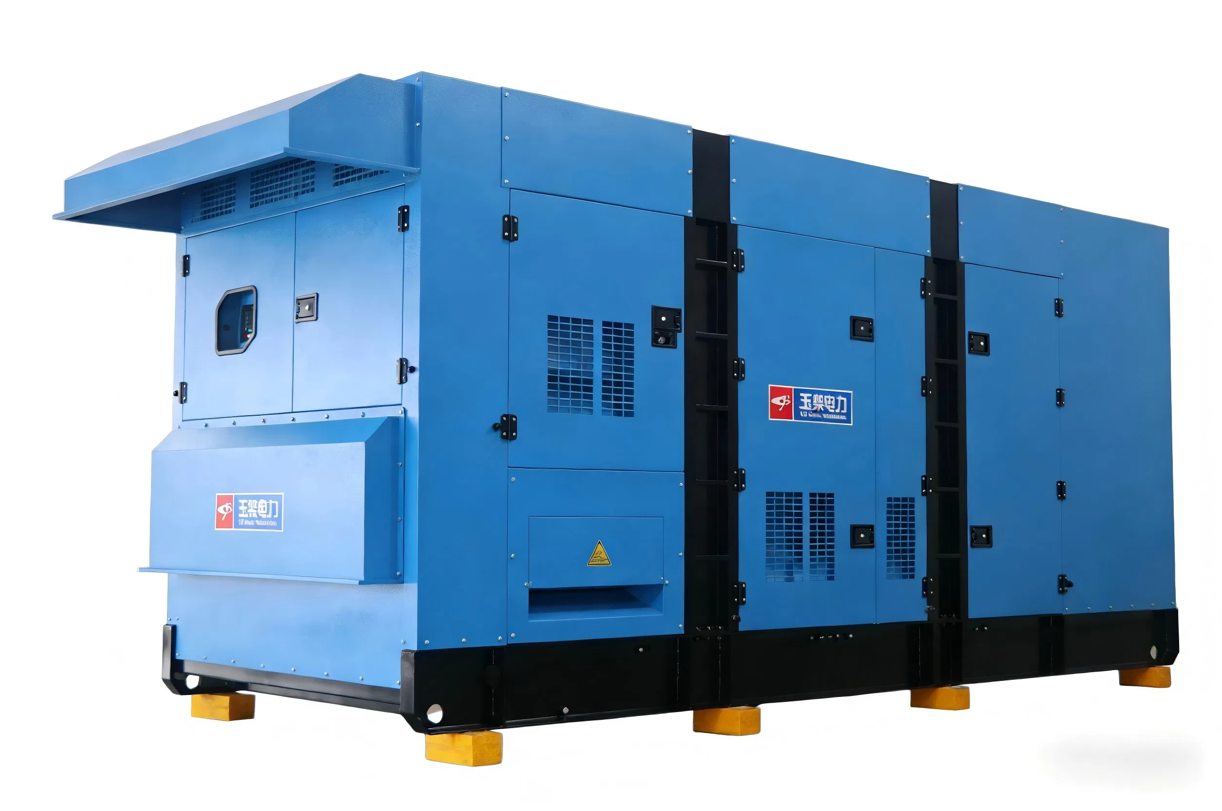 مولد كهربائي احتياطي طارئ يوتشاي 640kw/800kVA مجموعة مولدات ديزل عازلة للصوت
