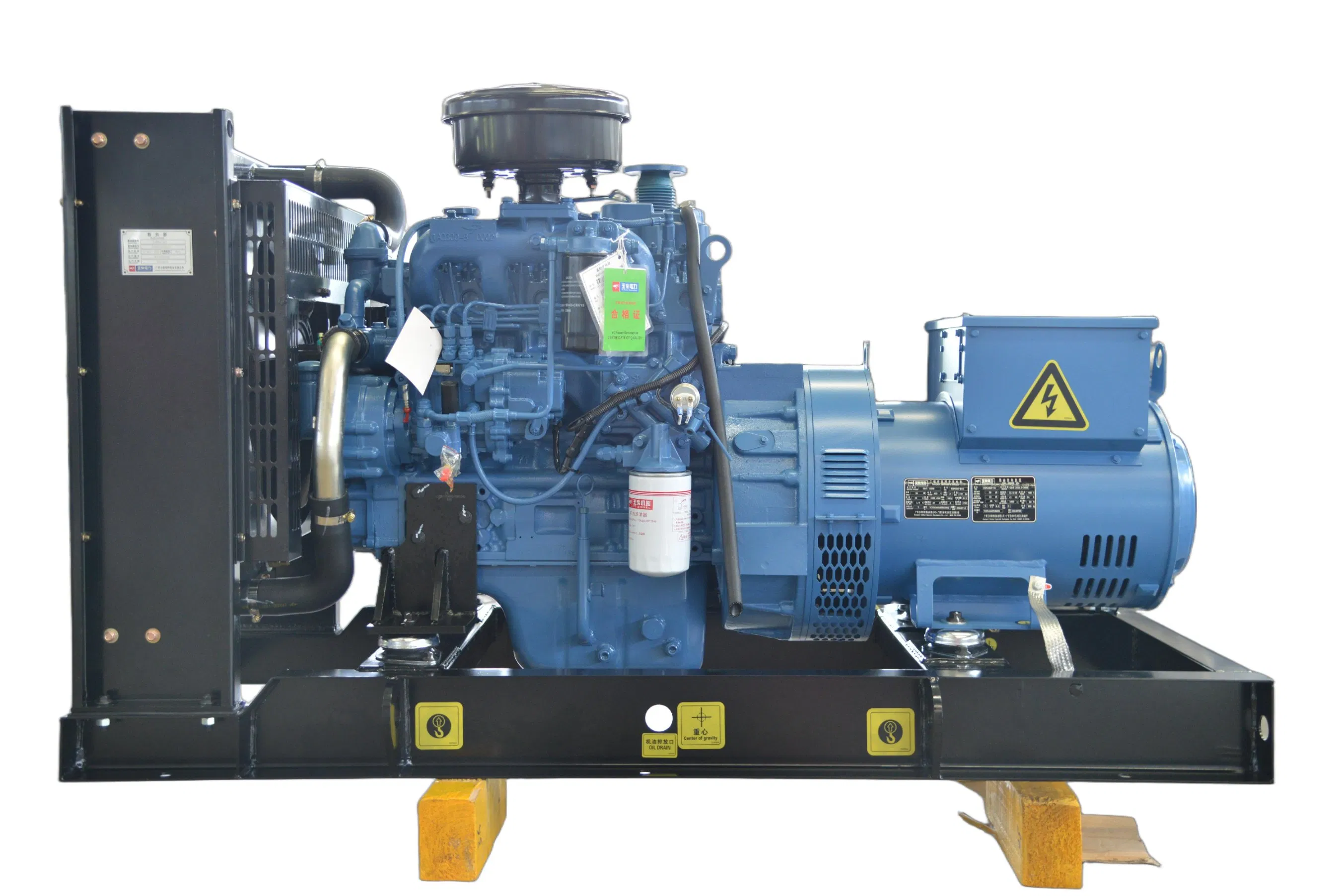 مولد ديزل ثقيل 90kw/113kVA لتعدين الطرق وبناء الطرق مجموعة مولدات ديزل يوتشاي مفتوحة