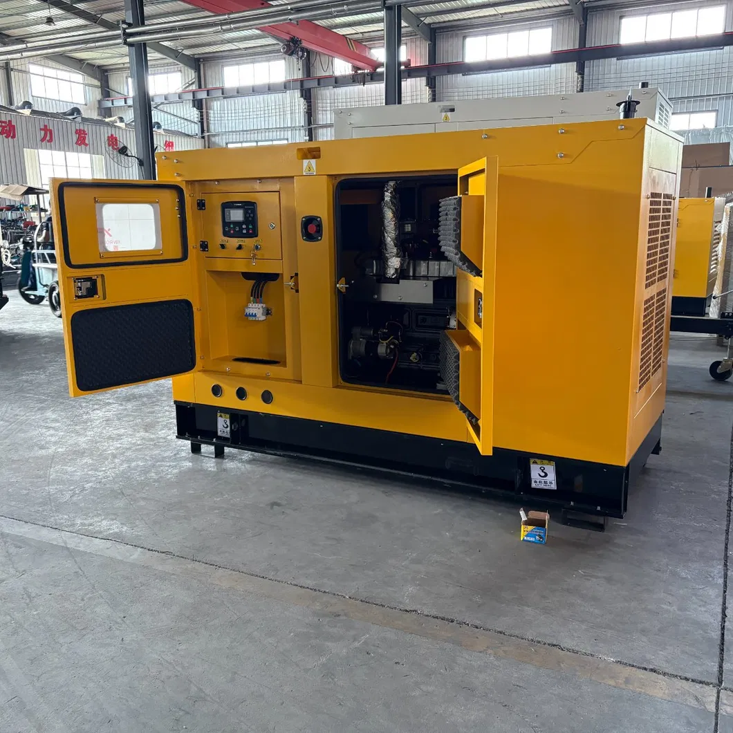 Biogas Generator Set 30kw 60Hz Water Cooled Silent Open Frame Optional