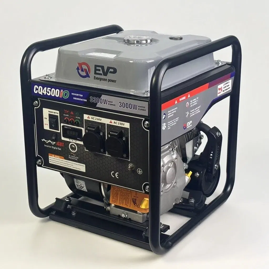 مولد غاز محمول عاكس رقمي منزلي للاستخدام الخارجي في المخيمات 1kVA-10kVA