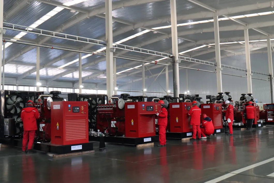 --700kw 875kVA غاز حيوي طبيعي الكتلة الحيوية/غاز البترول المسال/غاز طبيعي مضغوط/بروبان ميثان هيدروجين محطة طاقة وقود مزدوج مياه صرف فحم غاز تخليقي مولد كهرباء مجموعة مولدات الغاز