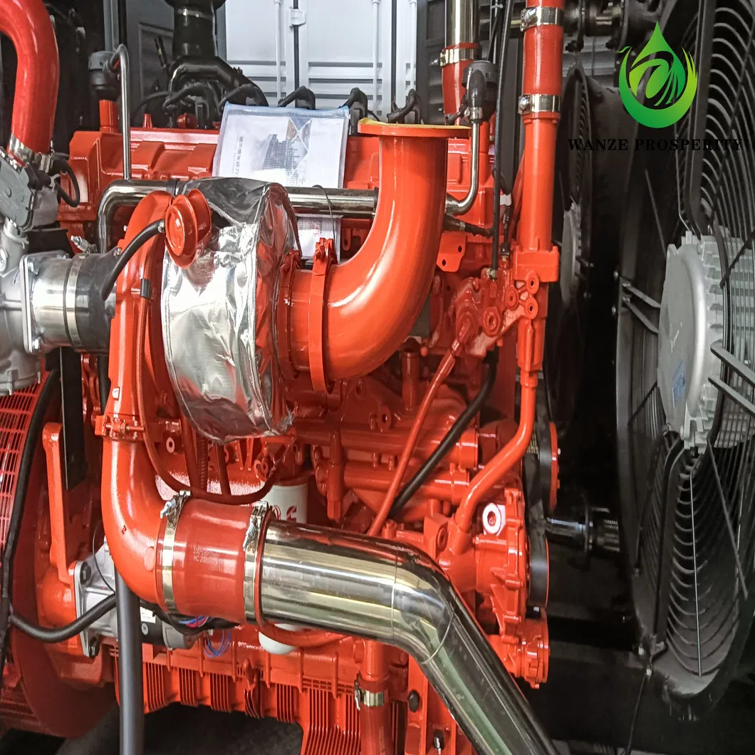 1300kw محطة معالجة مياه الصرف الصحي / مجموعة مولدات غاز البيوجاز