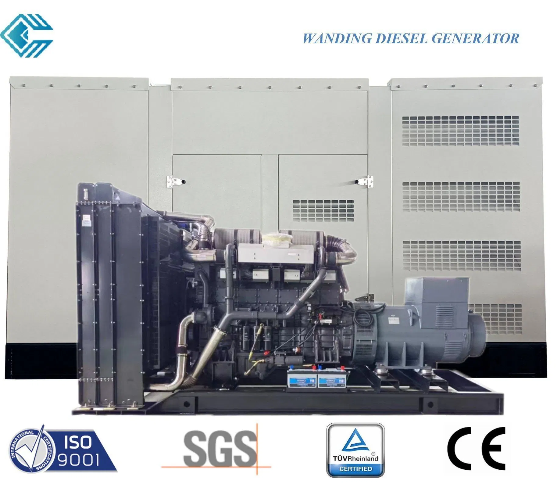 مجموعة مولدات ديزل كمينز المفتوحة 250kVA للطاقة الرئيسية الصناعية