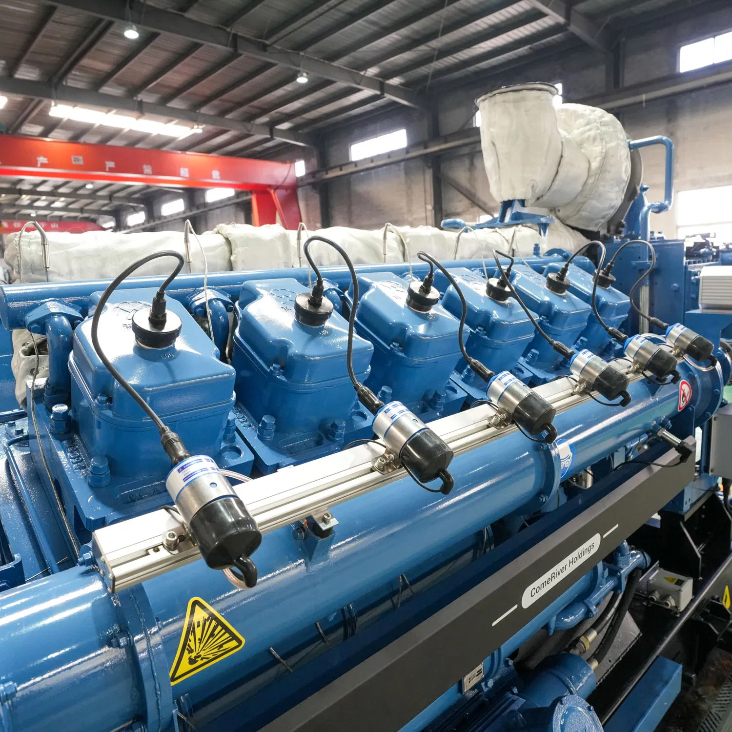 خيمة مقاومة للانفجار 1500kw مجموعة مولدات الغاز الحيوي للمناطق الخطرة