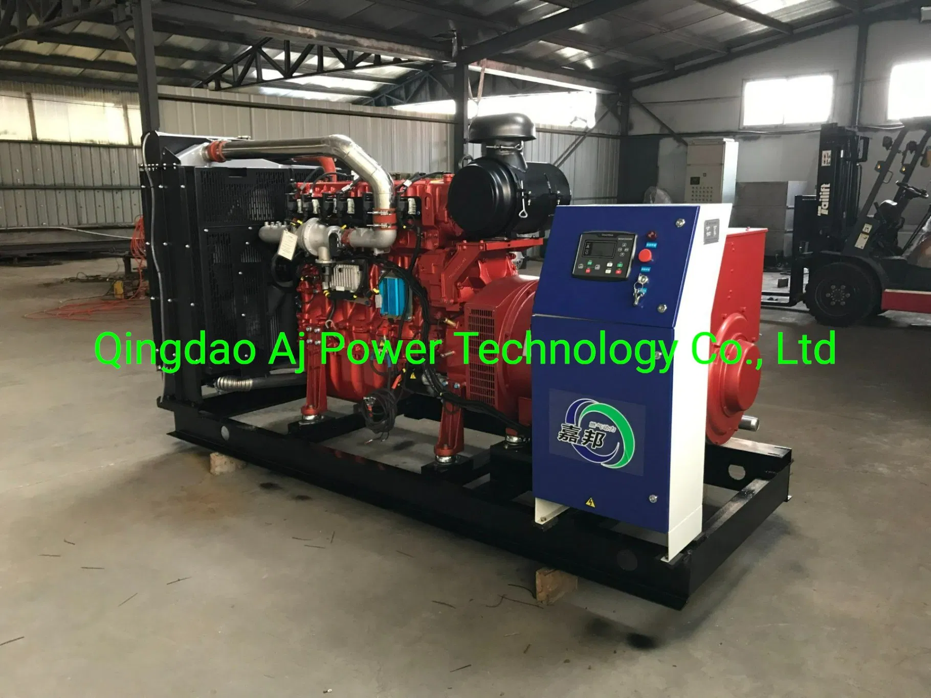 وظيفة تسخين زيت المحرك المساعد 250kw مجموعة مولدات الغاز الطبيعي يوتشاي بالغاز الحيوي CNG