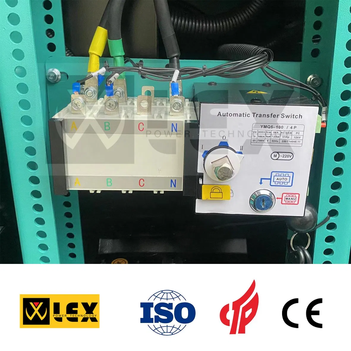 مولد ديزل من نوع كامينز عالي الكفاءة 50Hz 3 صامت المرحلة 286kv 175kVA مع تحكم ATS لتوفير الطاقة الاحتياطية الصناعية مولد التيار المتردد
