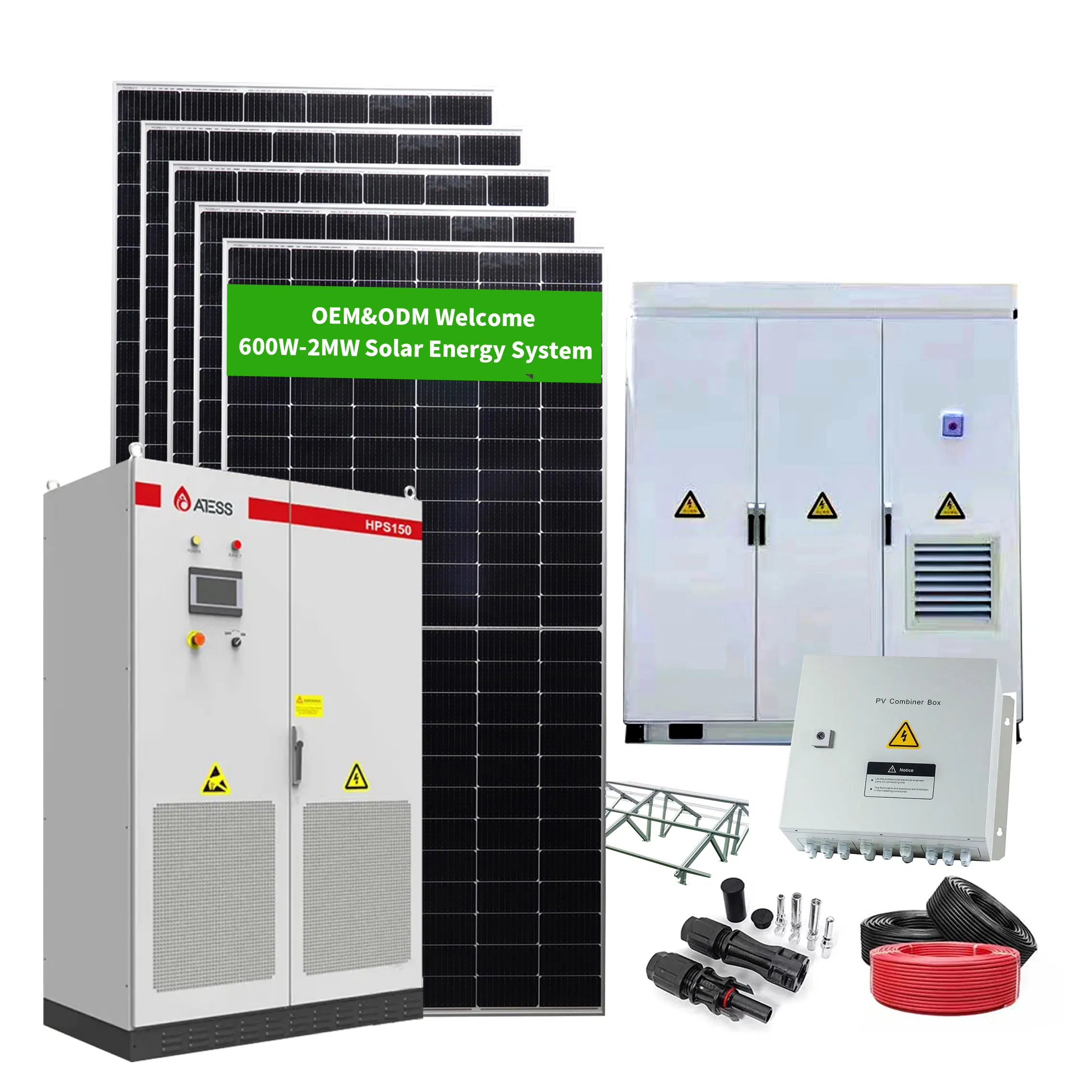 دورات طويلة 20kw طاقة شمسية هجينة مع 10kwh مجموعة بطارية كاملة