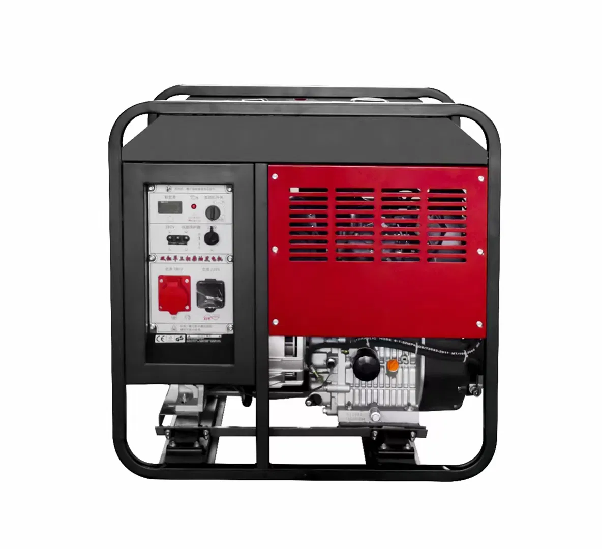 11kw 12kVA 15kVA 16kVA أفضل مجموعة مولد ديزل بدء كهربائي مبرد بالهواء استهلاك منخفض للوقود صناعي احتياطي منزلي طاقة نوع صامت مجموعة مولد ديزل