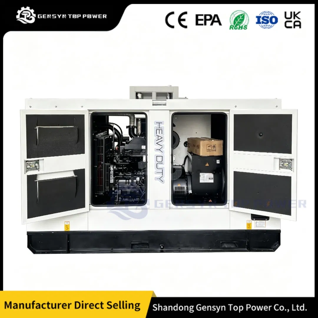 80kVA مجموعة مولدات الديزل الصامتة الاحتياطية لمعدات الطوارئ الصناعية من كامينز