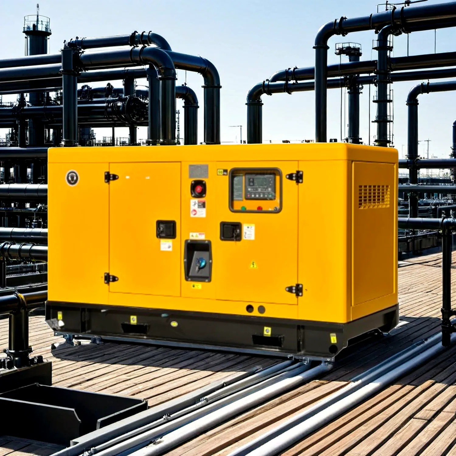 مجموعة مولدات بحرية 95kVA مع شهادة تصنيف جمعية السفن