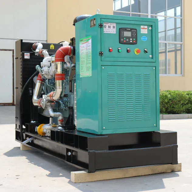 مجموعة مولدات الغاز الطبيعي المثبتة على هيكل متحرك 150kw لتوفير الطاقة الكهربائية المستمرة
