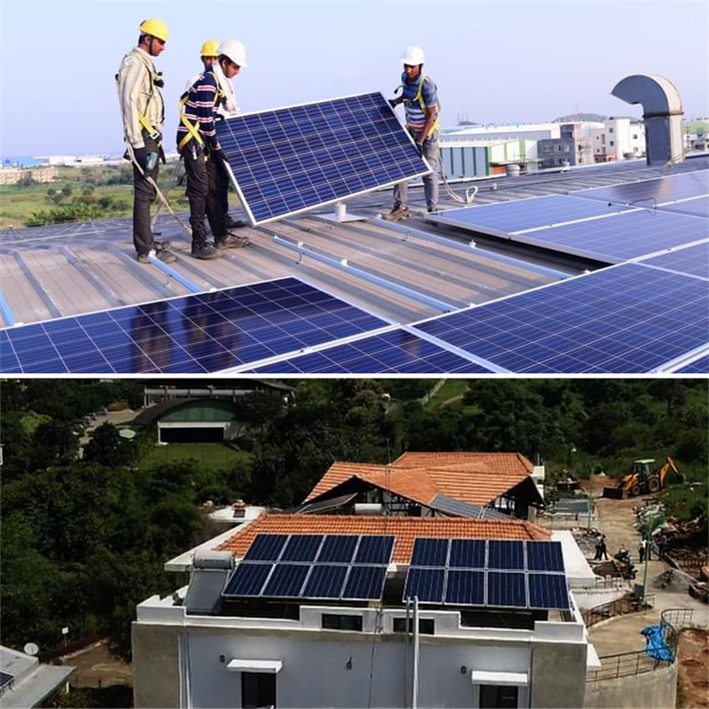 نظام مولد الطاقة الشمسية الهجين للمنزل خارج الشبكة 500W 2kw 5kw 10kw 12kw 30kw سعر مجموعة النظام الشمسي الكاملة للمنزل