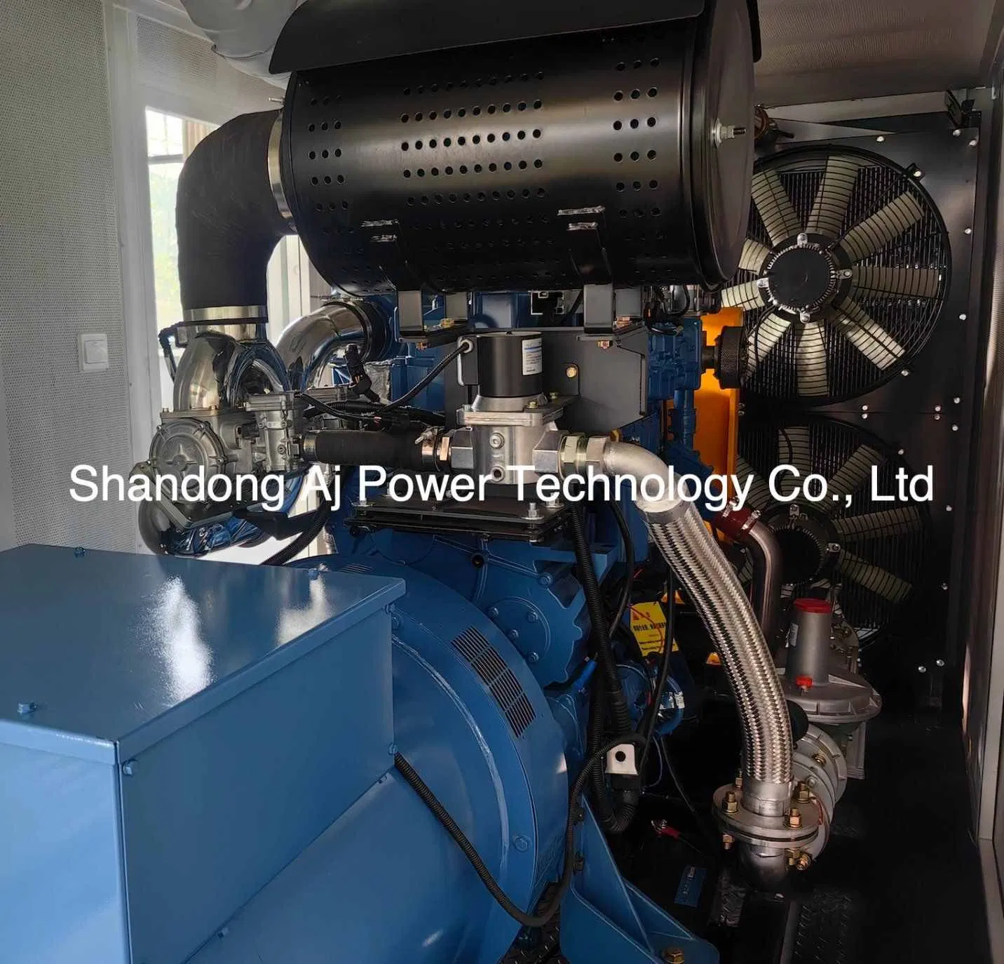 مجموعة مولدات الغاز يوتشاي ويشاي عالية الجودة 300kw 350kw 400kw 500kw للبيوجاز الطبيعي / الغاز المسال / الغاز الطبيعي المضغوط / البروبان / الهيدروجين ثنائي الوقود
