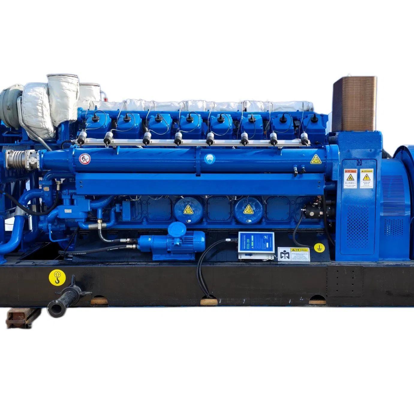 1500kw مجموعة مولدات الغاز الطبيعي محمولة في حاوية مع Tier-1 علامة محرك حل الطاقة