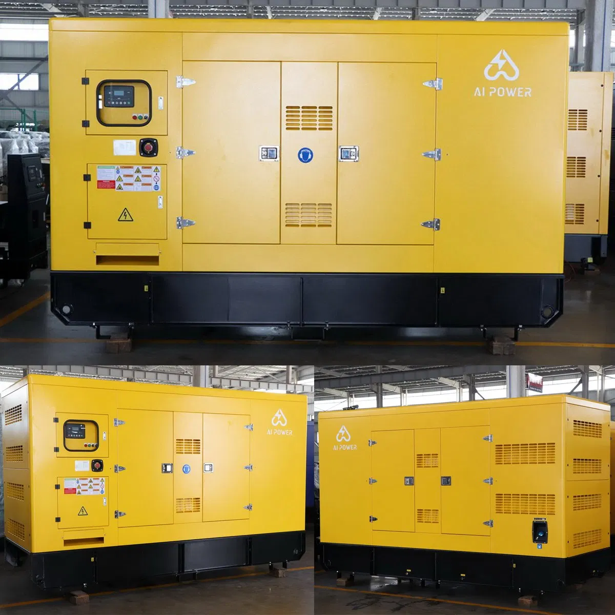 10kVA 40kw 60kVA 100kVA 200kVA 300kVA 500kVA 1MW مولد ديزل صامت بواسطة كمنز/موتو/ميتسوبيشي كوبوتا ويشاي مولدات الطاقة الكهربائية