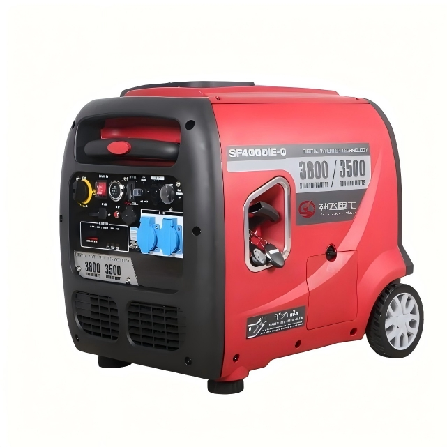 بيع ساخن 4000W قمة 3.5kw مولد عاكس موجة جيبية نقية صامتة، مولد غاز محمول هادئ، مصنع مباشر صنع في الصين، أفضل بائع