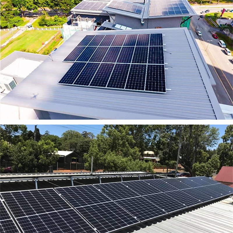 نظام مولد الطاقة الشمسية الهجين للمنزل خارج الشبكة 500W 2kw 5kw 10kw 12kw 30kw سعر مجموعة النظام الشمسي الكاملة للمنزل
