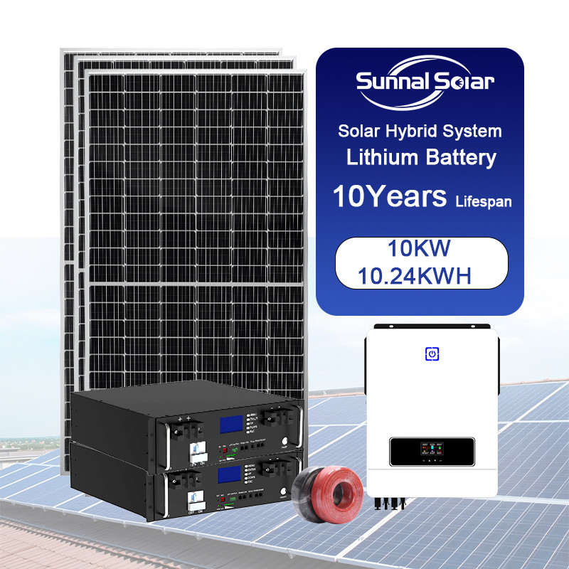 500W 1000W 3000W 8000W أنظمة الطاقة الشمسية الهجينة خارج الشبكة مجموعة كاملة من مولدات الطاقة المنزلية سعر المجموعة